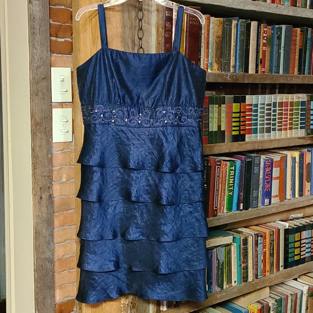 R&M Richards Ruffle Party Dress size 16